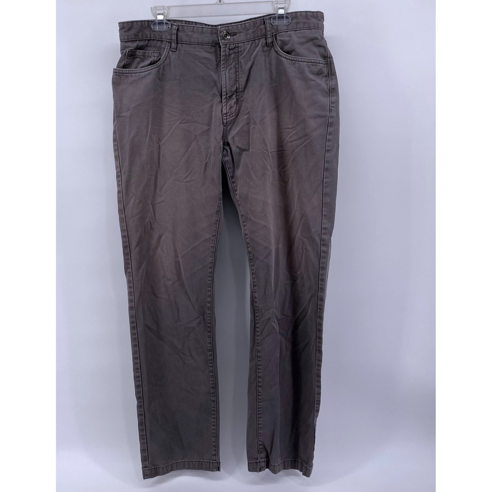 Conbipel Italian Cotton‎ Chino Pants Mens EU 54 US 36 Gray Straight 5 Pocket